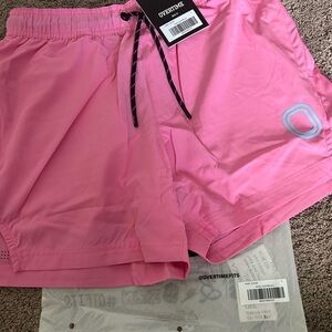 Overtime Pink Athletic Shorts for Men - Lightweight Performance